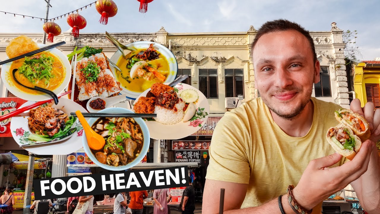 Penang Food Heaven! 🍜 George Town Street Food & Cafe Hopping 🇲🇾 Malaysia VLOG