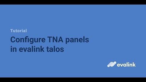 evalink tutorial | Virtual TNA Receiver
