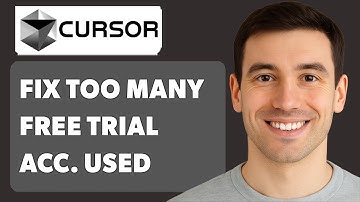 Hoe u het probleem met te veel gratis proefaccounts op deze machine kunt oplossen Cursor Ai [Hand...