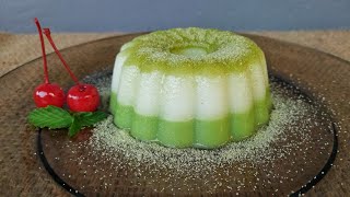 Puding Chocolatos Matcha Latte| Süper Yumuşak Prati̇k Malzemeler