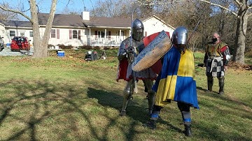 Sword and Shield practice fight