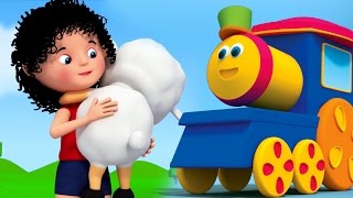 Bob o trem | mary teve um cordeiro pequeno | Mary Had A Little Lamb | Bob The Train | Kids Songs