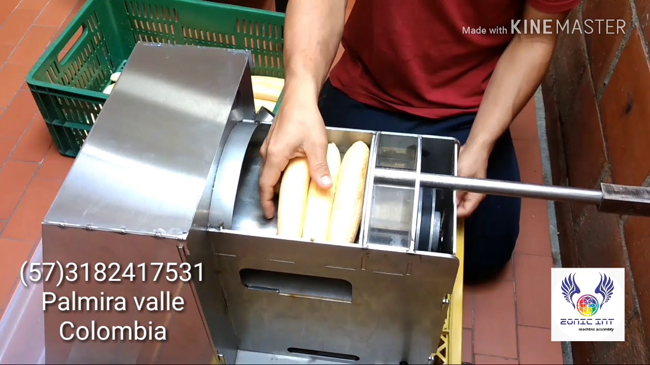Como Fabricar Una Rebanadora De Platano Casera