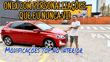 Chevrolet Onix com modificações que eu nunca tinha visto