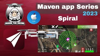 How to tutorial Maven app Tutorial Spiral DJI Mini 2 #shaunthedrone