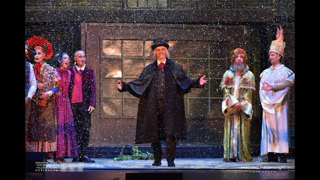 Talk Fabrizio Rizzolo Christmas Carol Teatro Pirandello di Agrigento ...