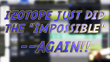 IZOTOPE RX 8 Rocked This Distorted Percussion Track!