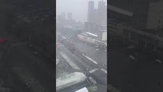Снег в Москве 7 мая 2024