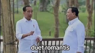 DUET PRABOWO DAN JOKOWI LAGI CINTA DAN PERMATA #nostalgia #laguviral #lagu #music 