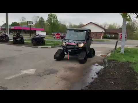 Polaris Ranger with Prospector track kit FOR SALE! - YouTube