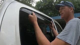 WeatherTech window vents 2015 Chevy Silverado