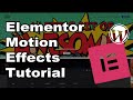 Elementor Motion Effects Tutorial (Easy Scroll Animations)