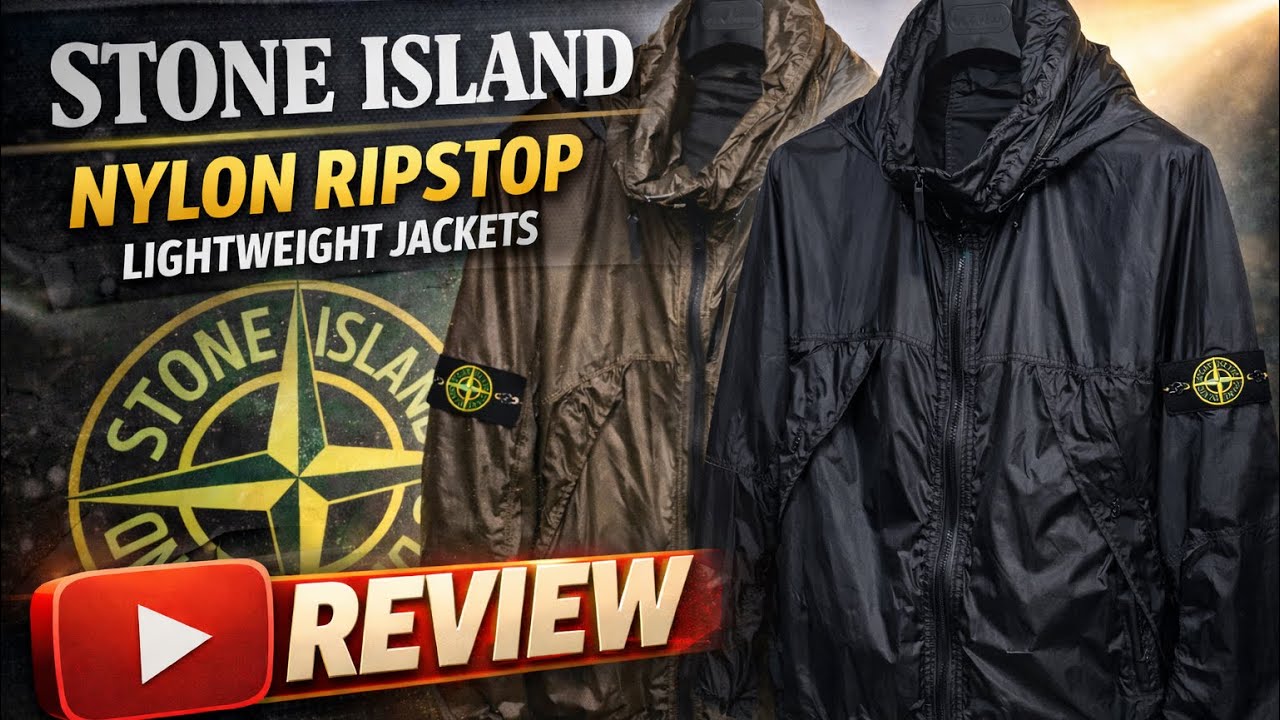 STONE ISLAND COLLECTION : NYLON RIPSTOP LIGHT WEIGHT JACKET ( S&S COLLECTION 2025) - EPISODE 12 