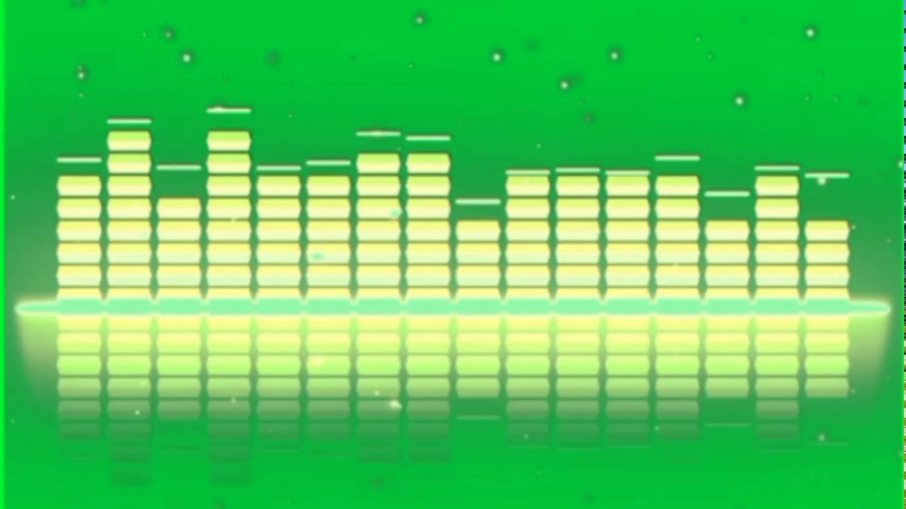 Music Beat effect line // line music beat wave effect video // green screen music beat effect