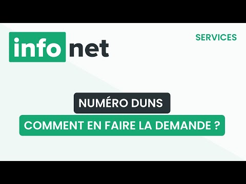 Vidéo: Comment obtenir mon numéro DUNS ?