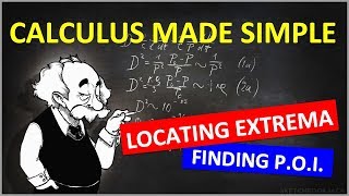 How To Locate Extrema & Points of Inflection in Calculus 1