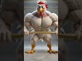🐔💪 "Bro ate all the protein and left the corn." #ai #trending #viral #cute #funny #viral #animotion