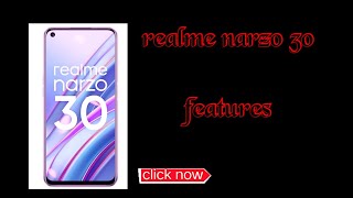 Realme Narzo 30 Features