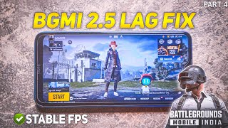 PERFECT 2GB 3GB 4GB RAM BGMI LAG FIX😱 | STABLE FPS IN LOW END DEVICE | NO FRAME DROP
