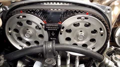 Evo 8 timing belt replacement in 10 min