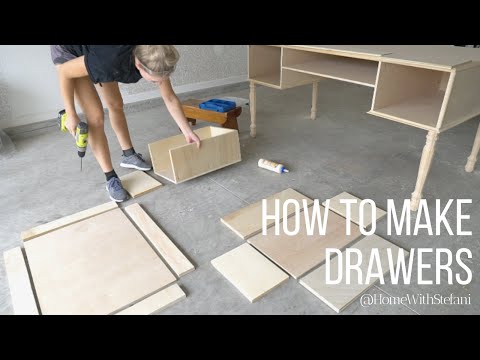 How to Make Drawers | Inset Drawer DIY | Home With Stefani