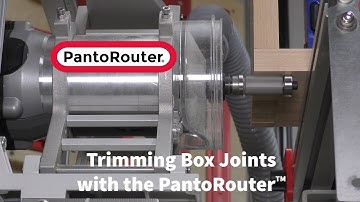 Trimming box joints with the PantoRouter™