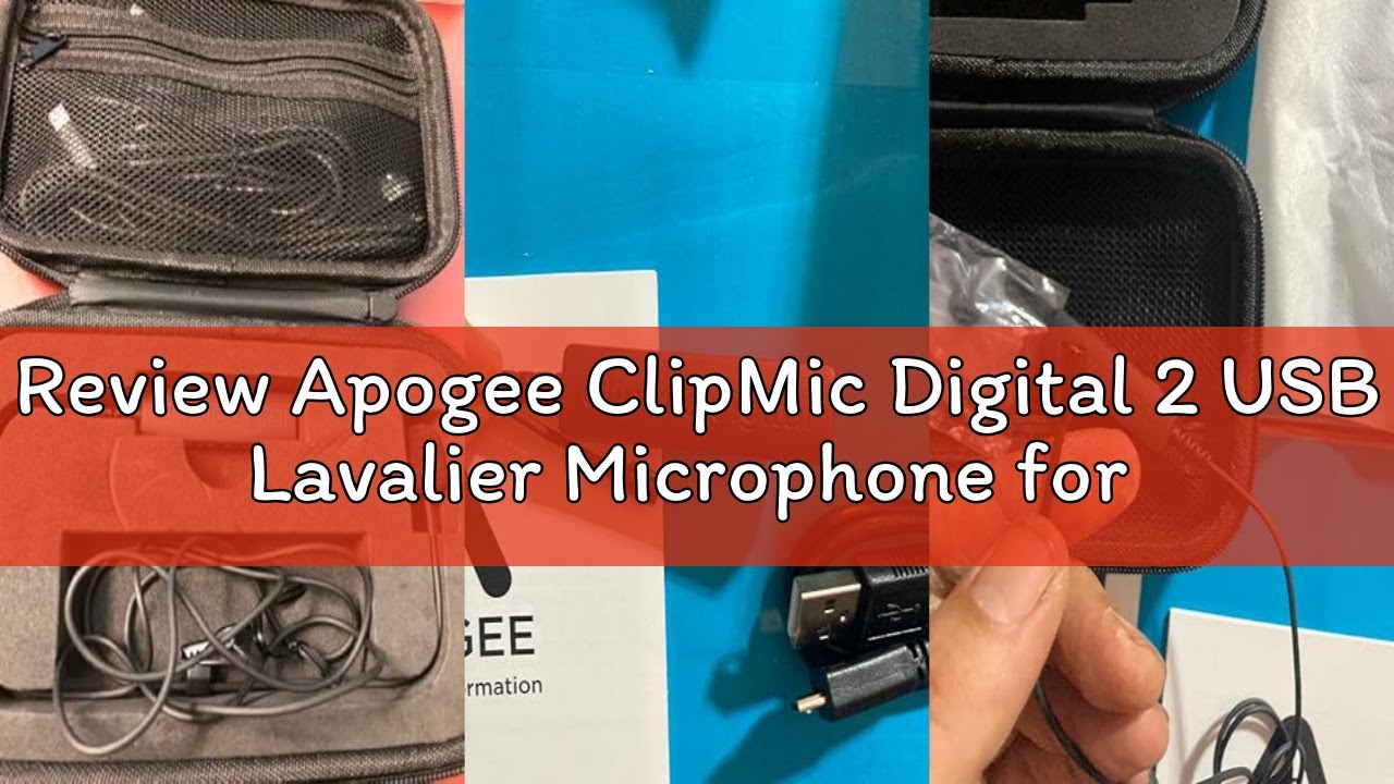 Review Apogee ClipMic Digital 2 USB Lavalier Microphone for