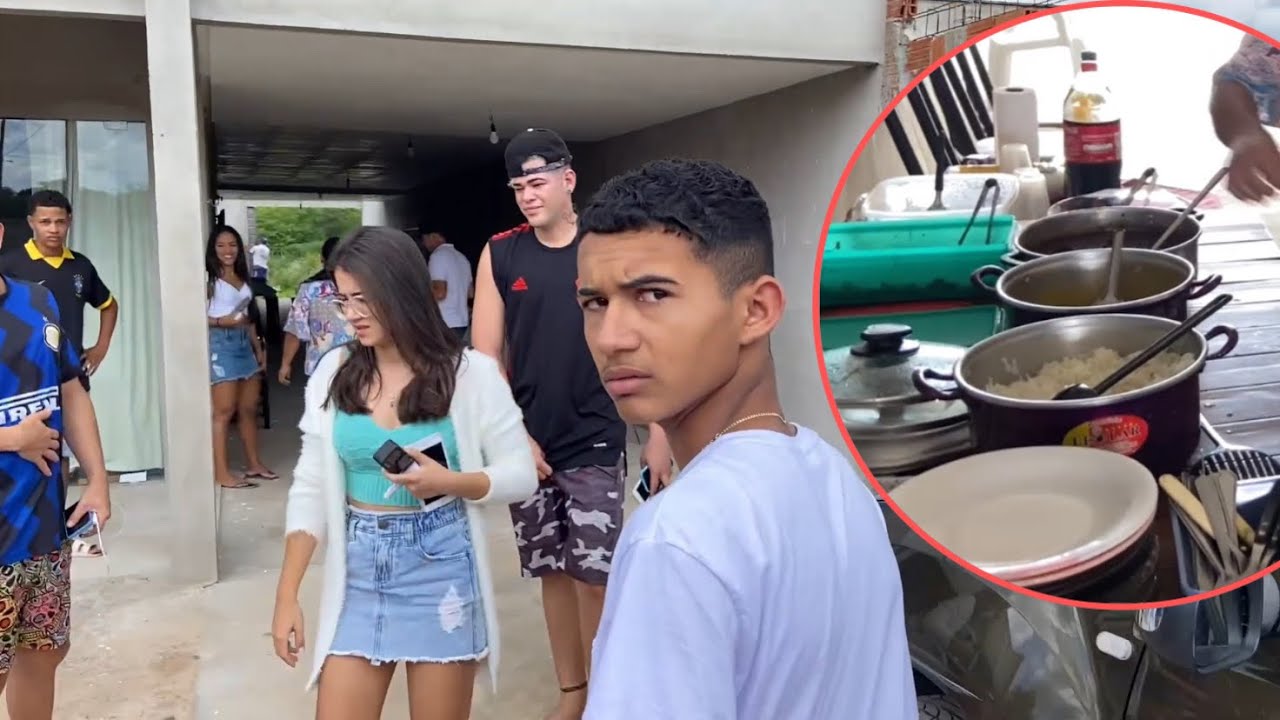 Fomos ALMOÇAR na casa do VIZINHO  e olha o que os MENINOS APRONTARAM