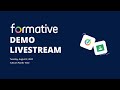 Appsevents formative demo livestream