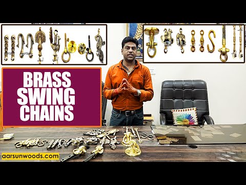 Brass chain designs jhula chair hanging oonjal chain for swing unjal