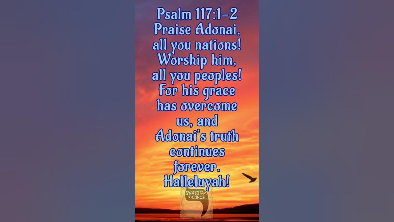 shortest-chapter-in-the-bible-psalm117-psalms-yeshua-youtube