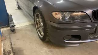 Replacing front height level sensor BMW E46 2003 - Xenon lamps
