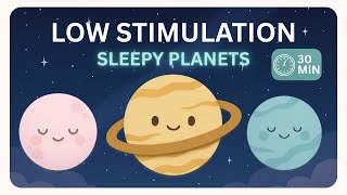 Sleepy Planets & Stars | Calm Sensory Video for Babies & Toddlers (30 Minutes) screenshot 5