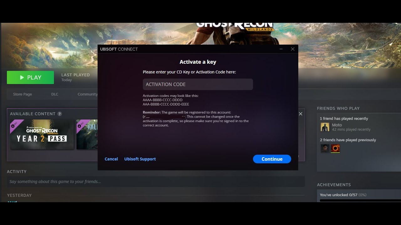 Ubisoft Game Erro Activation Key: How to Fix It - YouTube