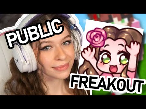Hannahxxrose had a FREAKOUT LIVE on STREAM...