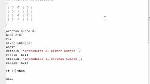 Programación en Pascal - Operador lógico OR