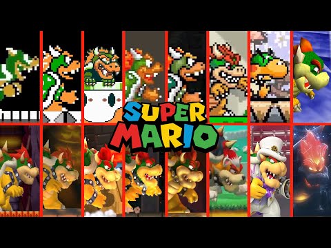 Evolution of Bowser in Super Mario Games (1985-2022) 