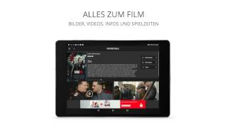 Kinofinder App für Tablets