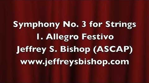Symphony No 3 "Nativitas" 1 & 2 Mvmnts