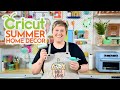 🤯 MUST SEE - Summer Home Decor With Cricut
