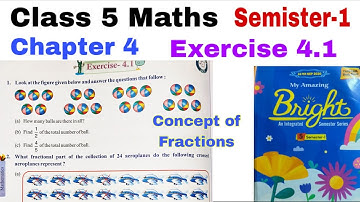 Class 5 Maths Exercise 4.1 in Hindi | My Essential Mathematics | Chapter 4 | Decimals | Fractions