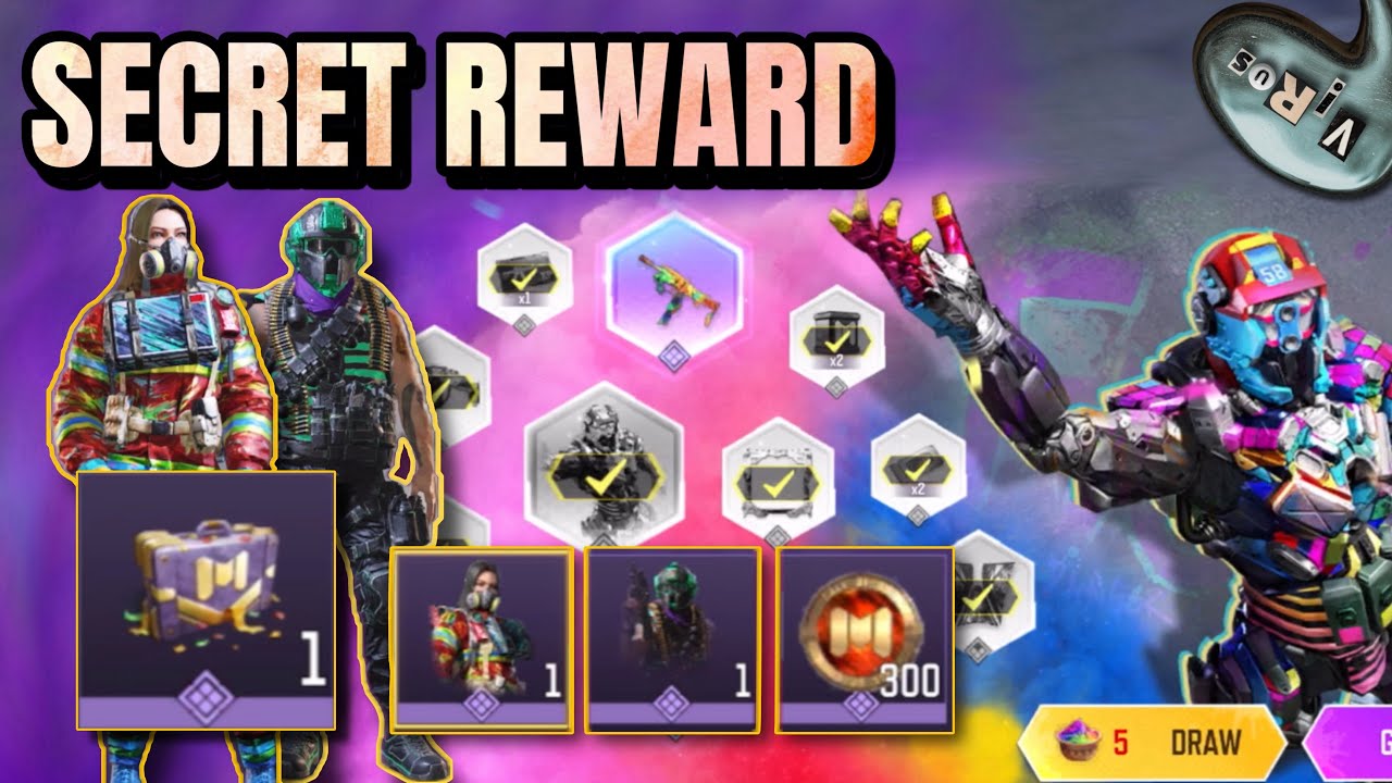 Free SECRET REWARD Character Skins | CODM Colorful Spring Party ...