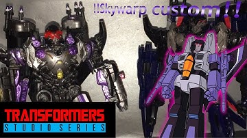 Studio series customs: Skywarp!