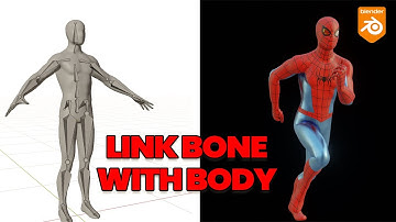 How to link bone with body Full solutions || Blender Tutorial