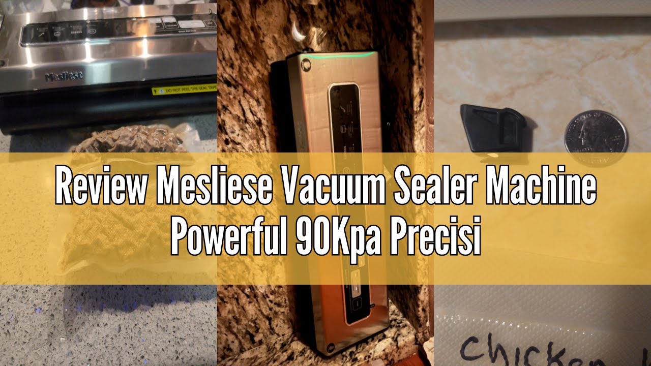 Mesliese Vacuümmachine, krachtige precisie 90 kPa