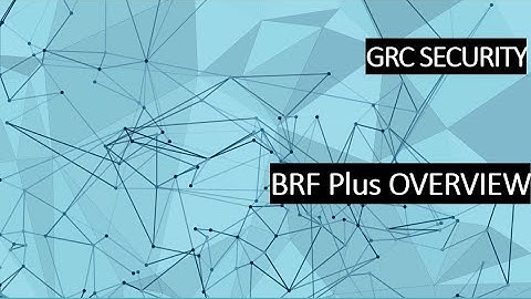 GRC BRF+ Overview