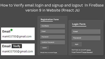 How to Verify Email in firebase version 9 and login signup logou