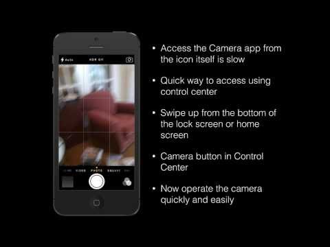 How to Quickly Access the Camera on your iPhone in iOS 7