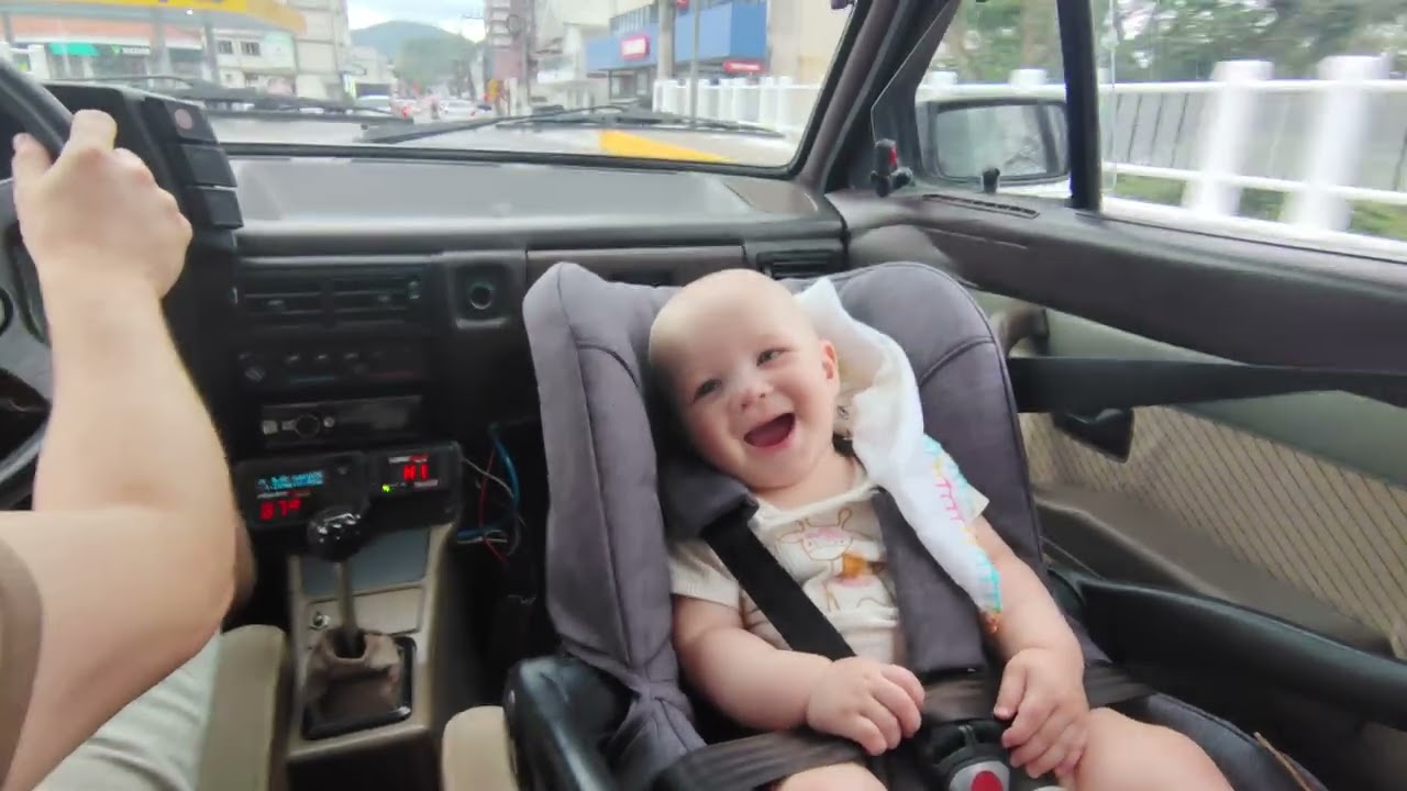 O primeiro passeio da Catarina de Parati Quadrada!