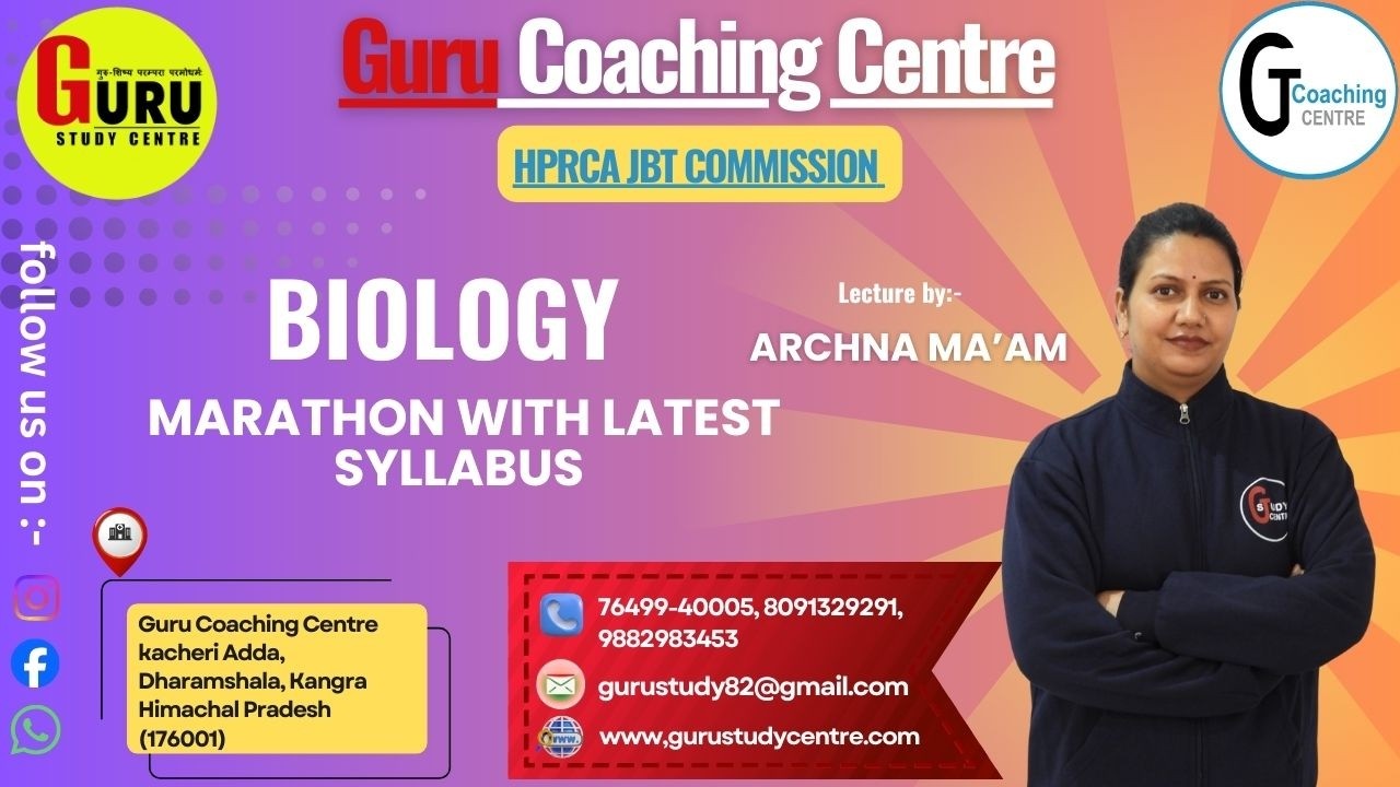 🎯HPRCA JBT General Science (Biology) Mega Marathon | Most Expected Questions 🔥